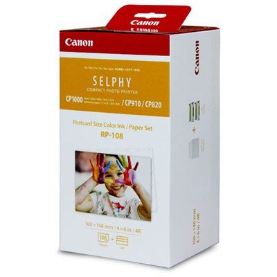 ערכת דיו ונייר פוטו מקורי RP-108 Canon קנון