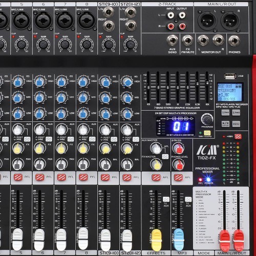 מיקסר ICM MIX T102-FX