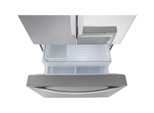 מקרר 3 דלתות מקפיא תחתון 750 ליטר LG GMZ765 נירוסטה מושחרת