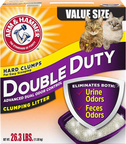 ארמ אנד האמר Arm & Hammer - דאבל דיוטי חול לשירותי הרבה חתולים מתגבש 13.15 ק''ג