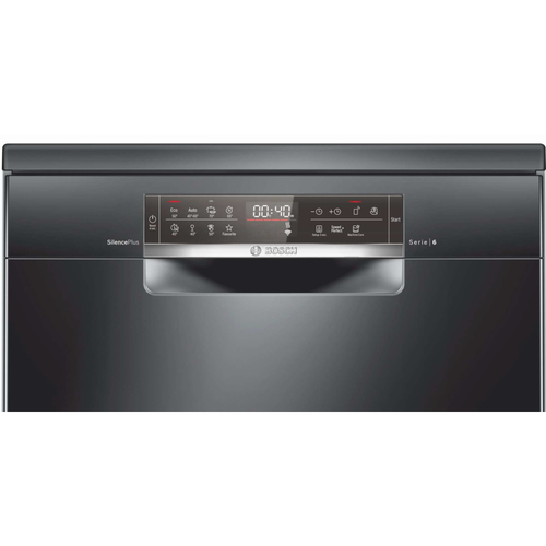 מדיח כלים רחב Bosch SMS6ECC00E בוש נירוסטה מושחרת | תוצרת גרמניה סדרה 6