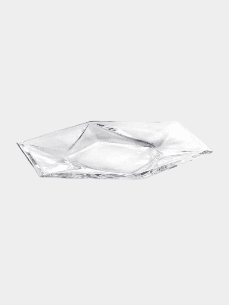 ORIGAM צלחת קריסטל 31/36 ס"מ