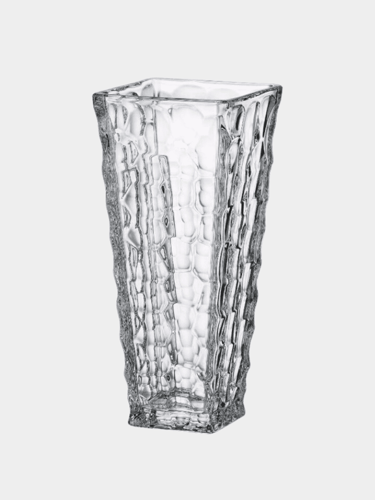 MARBLE אגרטל קריסטל 13.5/13.5 ס”מ גובה 30.5 ס”מ