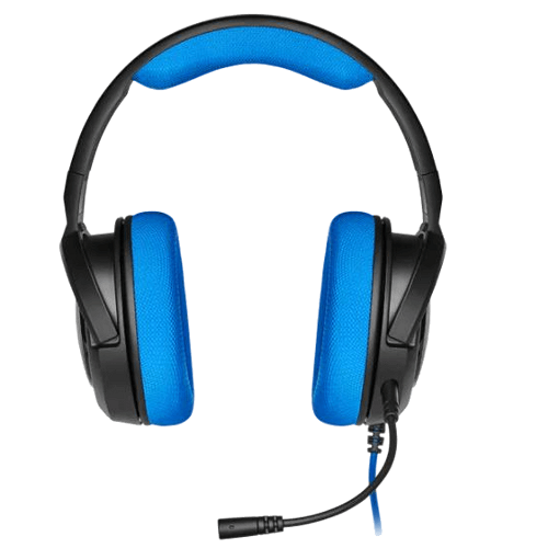 אוזניות גיימינג HS35 STEREO בצבע כחול