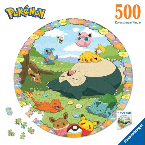 פאזל 500 חל' – עגול – פוקימון