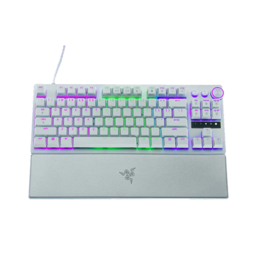  מקלדת RAZER HUNTSMAN V3 PRO TENKEYLESS WHITE 