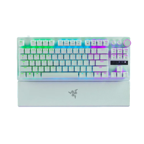  מקלדת RAZER HUNTSMAN V3 PRO TENKEYLESS WHITE 