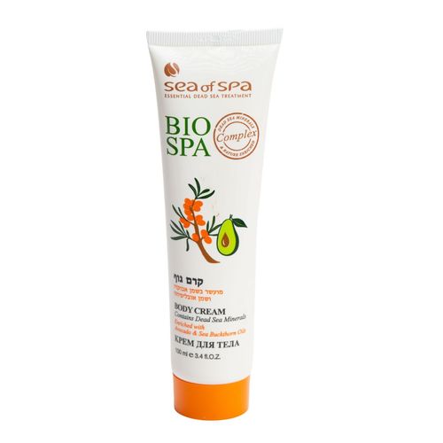 קרם גוף BIO SPA מועשר בשמן אבוקדו ושמן אובליפיחה סי אוף ספא 100 מ