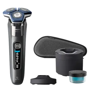 מכונת גילוח Philips Norelco series 7000 Wet & Dry S7887/55 פיליפס עם מתקן שטיפה