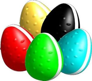 שייקר / רעשן ביצה קשה (מגוון צבעים)