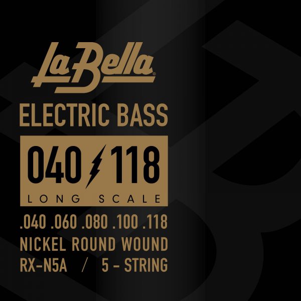 סט 5 מיתרים לגיטרה בס 40-118 LaBella RX4NA
