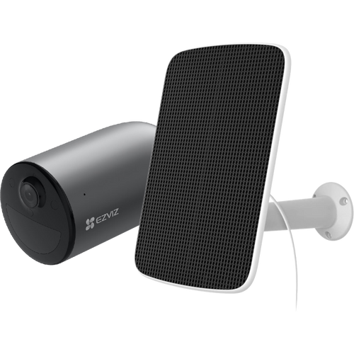 מצלמת אבטחה חיצונית 3MP אלחוטית סלולארית עם פאנל סולארי דגם EB3 4G מבית Ezviz