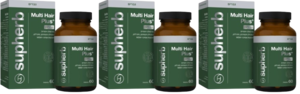 Multi Hair Plus | מולטי אייר פלוס | גברים | מכיל 180 כמוסות | מבצע שלישייה |