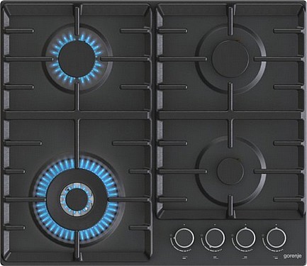 כיריים גז 4 להבות גורנייה Gorenje - צבע שחור מט דגם GW642AB