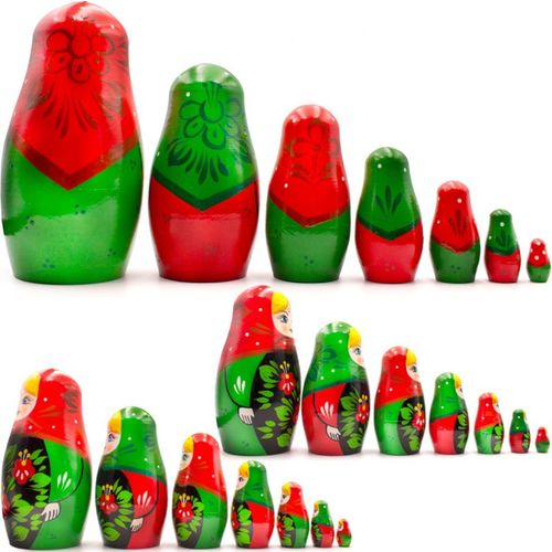 בבושקה מטריושקה 7 חלקים 7036