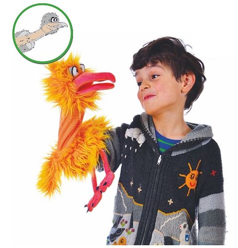 living puppets ציפורצהובה W747