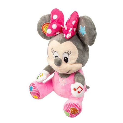 בובה אינטרקטיבית רכה לגיל שנה עם שירים לימוד שפה ועוד - מיני מאוס (דובר עברית)