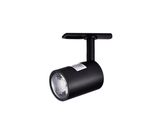 ספוט שחור לפס צבירה LED 8W (אור חם)