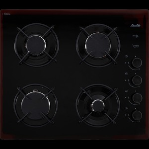 כיריים גז 4 להבות Sauter SHG870B - גימור זכוכית שחורה