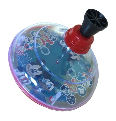 סביבון לחיצה גדול עם אורות וצלילים - מיקי מאוס