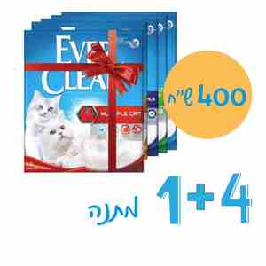 1+4 סופרחול לחתול מתגבש אברקלין 10 ליטר במבצע 