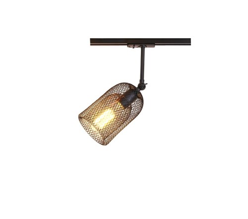 ספוט עתיק שחור לפס צבירה E27 60W