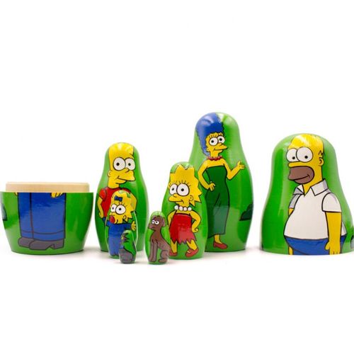 בבושקה מטריושקה משפחת סימפסון 7 חלקים 7122