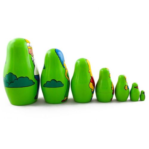 בבושקה מטריושקה משפחת סימפסון 7 חלקים 7122