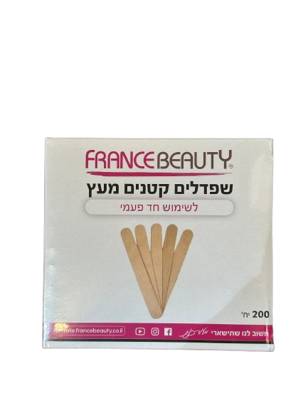 שפדלים מקלות עץ קטנים 200 יח בחבילה לשימוש חד פעמי