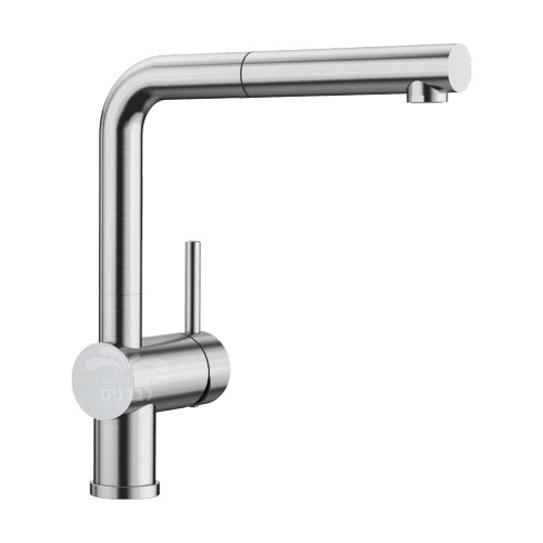 ברז מטבח נשלף בלנקו לינוס אס BLANCO LINUS-S 526242 כרום (נירוסטה) מוברש PVD Brass steel | יבואן רשמי ניגא