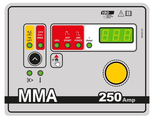 רתכת MMA עם 250 אמפר תלת פאזי אינוורטר Deca i-ARC 525 LAB