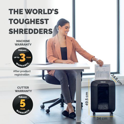 מגרסת נייר משרדית Fellowes LX85