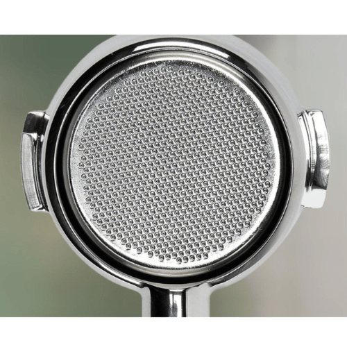ידית חליטה חתוכה מעץ בוטומלס ECM Stainless Steel Wood Portafilter Bottomless
