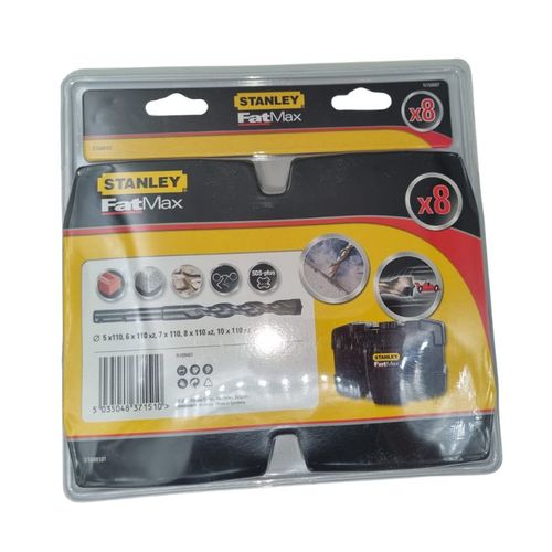 סט 8 מקדחים STANLY FatMax SDS