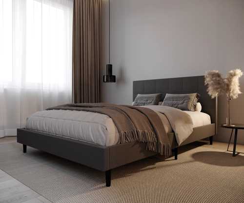 סט מיטה זוגית דגם טליה עם מזרון קפיצים