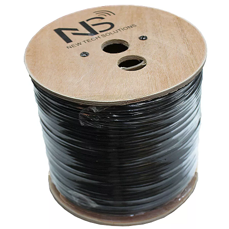 כבל+מתח RJ59 גליל 100מטר Luggar RG59 