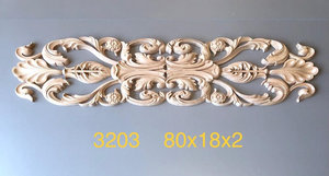 עיטור עץ מסוגנן, 80X18 דגם 3203
