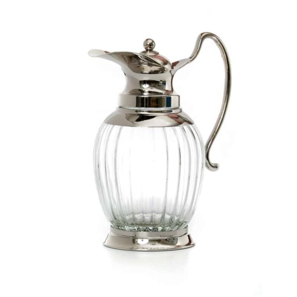 קנקן למים זכוכית ניקל - 1.5 ליטר