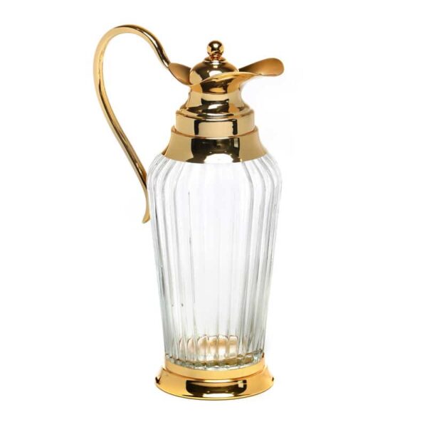קנקן למים זכוכית זהב - 1.4 ליטר