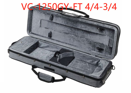 ארגז לכינור מרובע אפור VC-1250GY-FT 4/4 Le Mans