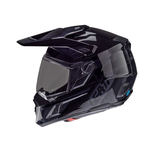 קסדה דו שימושית עם משקפי אבק מתנה ליט  - LEATT 8.5 ADV HELMET KIT STEALTH