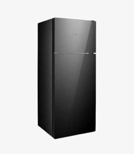 מקרר מקפיא עליון 210 ציפוי זכוכית שחור Peerless BCD-210 G BLK