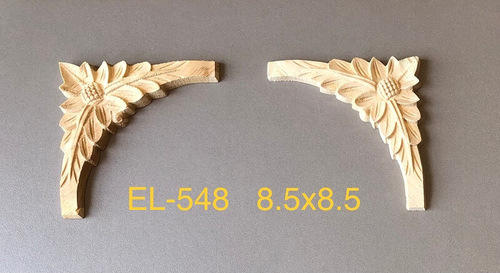 עיטור עץ פינתי, 8.5X8.5 דגם EL-548