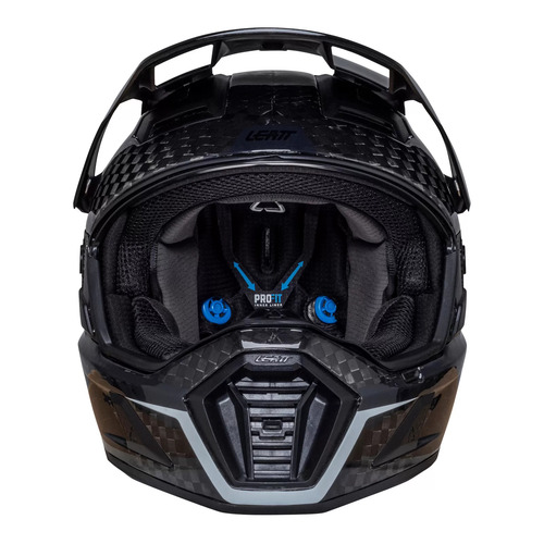 קסדת אדונצ'ר קרבון עם משקפי אבק מתנה ליט  - LEATT 9.5 ADV HELMET KIT 
