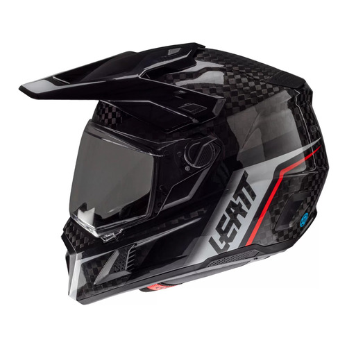 קסדת אדונצ'ר קרבון עם משקפי אבק מתנה ליט  - LEATT 9.5 ADV HELMET KIT 