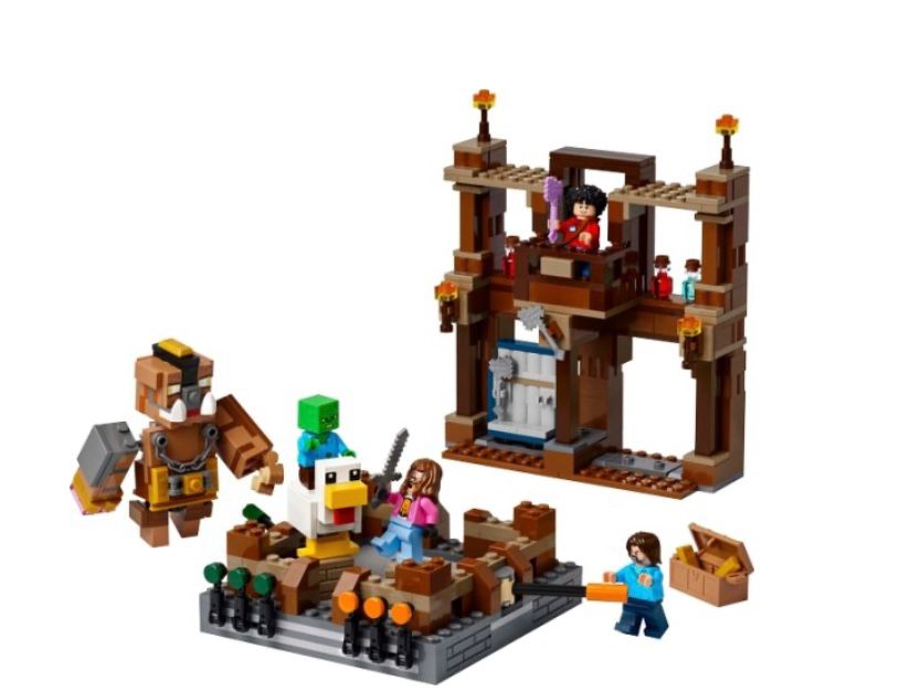 זירת הקרב בוודלנד מנשן 21272 LEGO Minecraft