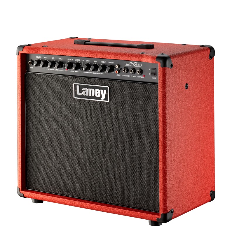 מגבר לגיטרה חשמלית 65W מבית Laney מדגם LX בצבע אדום