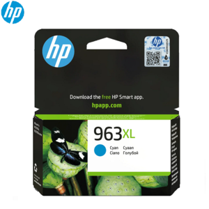 מחסנית דיו צבע כחול 963XL למדפסות סדרה HP 9010/9020, קיבולת הדפסה מוגדלת 1,600 עמודים