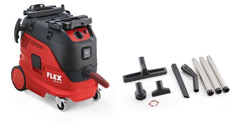 סט שואב אבק חובט 30 ליטר 1400W + מלטשת קירות גבס ג'ירף 500W