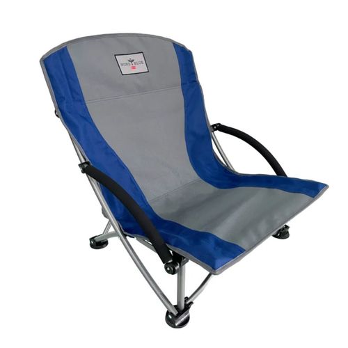 כיסא מתקפל לים  Maui Chill בצבע אפור כחול מבית NORD BLUE